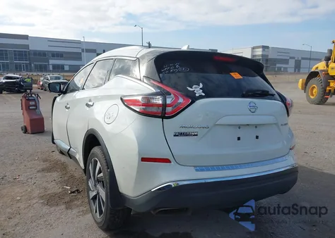 2017 Nissan Murano Platinum from USA, damaged, VIN 5N1AZ2MG7HN108574